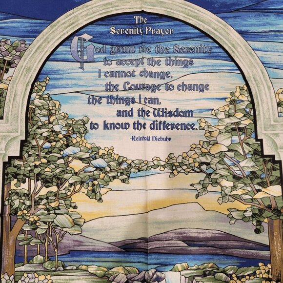 Serenity Prayer Quilt Panel Wall Hanging 5747 Springs Industries - Picture 3 of 4